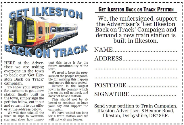 Get Ilkeston Back on Track Campaign