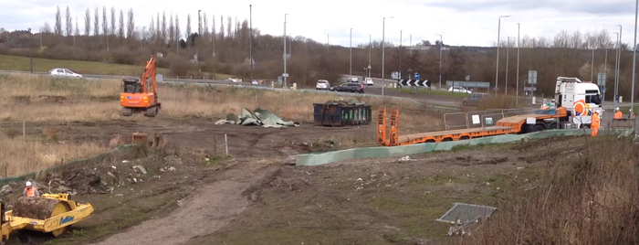 Ilkeston Station building site