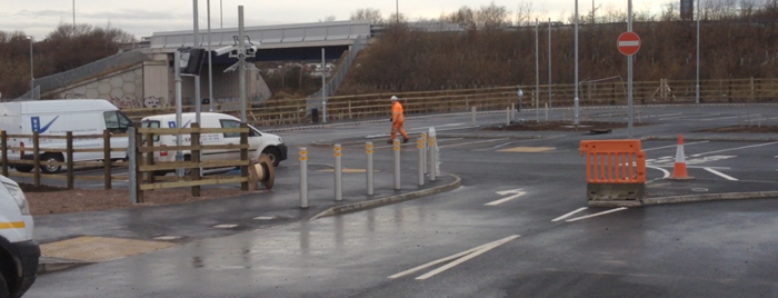 Ilkeston station east car park complete